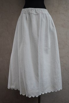 ~early 20th  white skirt