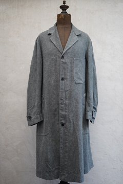 cir. 1940's salt&pepper cotton atelier coat
