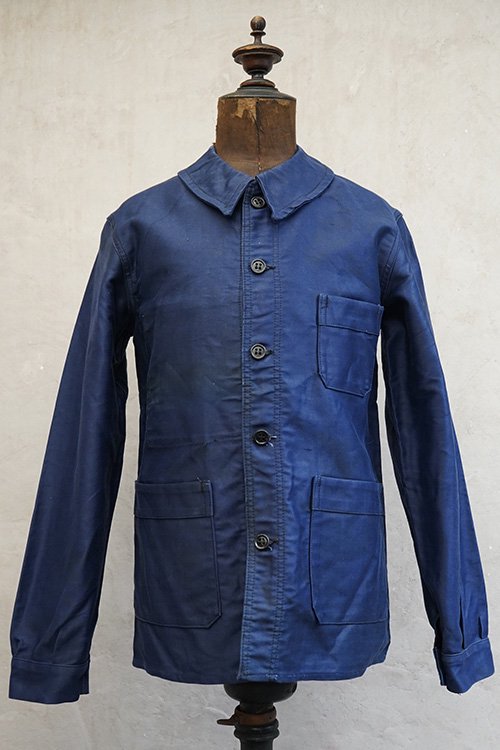 1940´s blue moleskin work jacket-