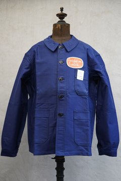 cir.1960's blue moleskin work jacket 