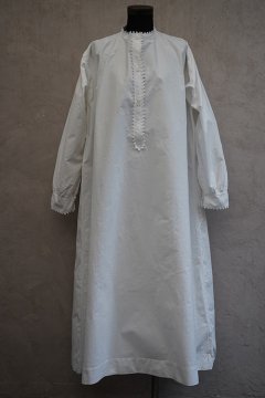 early 20th c. white cotton long dress