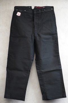 cir.1930's black moleskin work trousers 