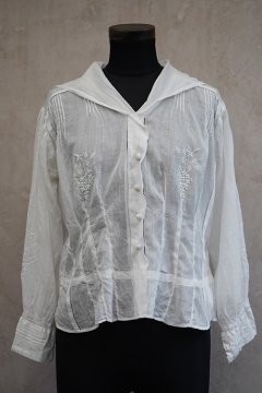 early 20th c. embroidered blouse