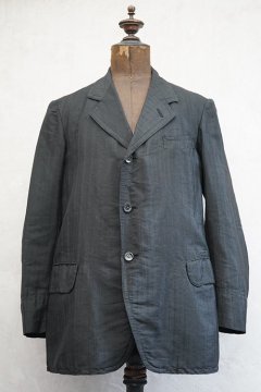 ~1930's black kid mohair jacket