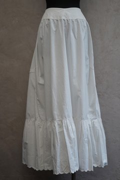 early 20th c. white skirt