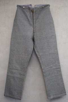 early 20th c. checked trousers
