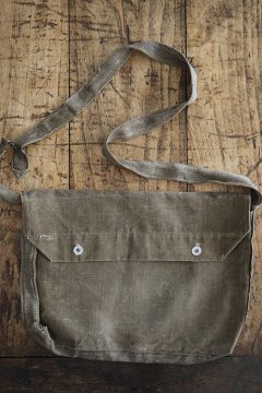 cir.1940's French military linen musette 
