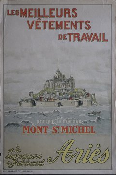 cir.1930's advertising poster 