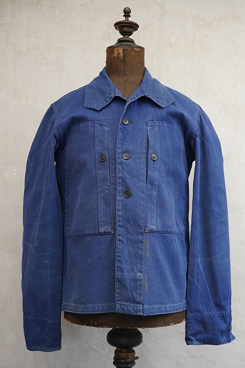 mid 20th c. marine nationale shipyard work jacket 