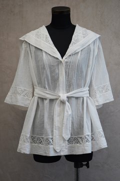 ~1930's white blouse S/SL 