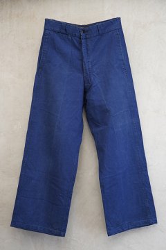 1940's linen cotton work trousers