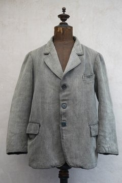 1930's-1940's salt&pepper cotton work jacket