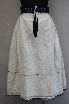 early 20th c. eastern Europe linen skirt 