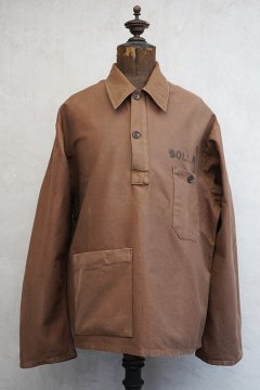 cir.1940's-1950's brown cotton work pullover 