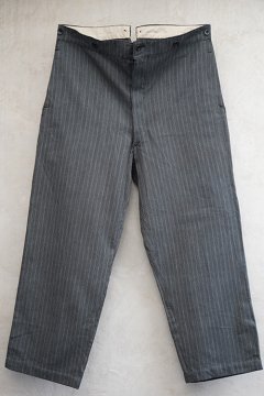 ~1930's striped cotton work trousers NOS