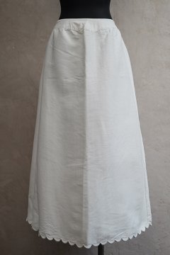 ~early 20th c. white skirt 