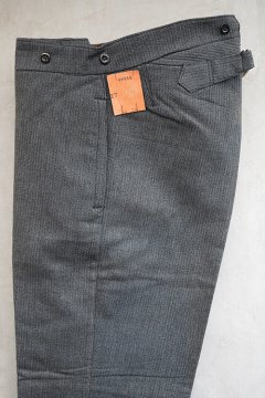 1940's gray pique work trousers NOS
