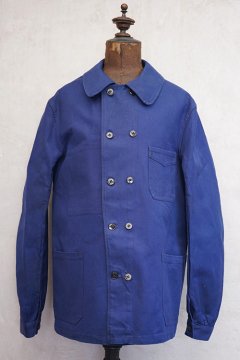 mid 20th c. double breasted work jacket NOS