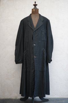 ~1940's black light moleskin work coat 