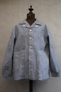 mid 20th c. houndstooth butcher jacket 