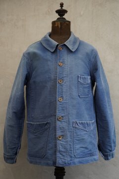 1930's blue moleskin work jacket 