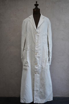 ~1930's linen long work coat