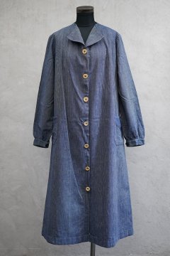 1930's-1940's blue striped coat/dress
