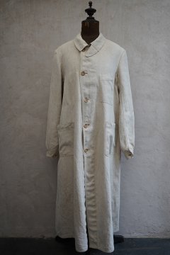 cir. 1920's-1930's ecru linen coat
