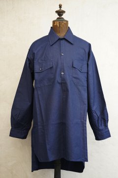 blue cotton work shirt 