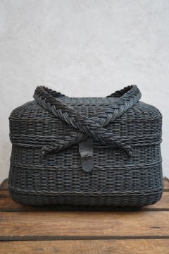 late 19th - early 20th c.black basket bag II