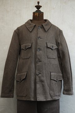 mid 20th c. brown pique hunting jacket+ trousers set