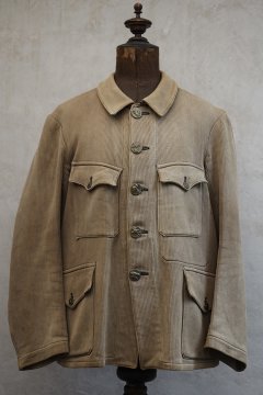 1940's beige pique hunting jacket