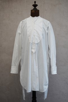 early 20th c. white cotton dress shirt 