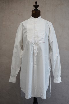 early 20th c. white cotton dress shirt