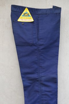mid 20th c. blue moleskin work trousers 
