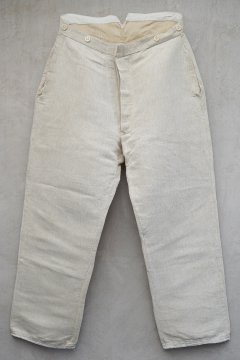 ~1940's HBT light linen trousers 