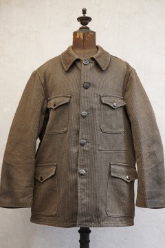 mid 20th c. brown S&P pique hunting jacket