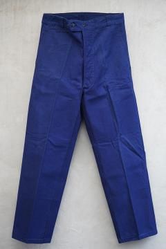 80s ユーロ古着　モールスキン　ネイビー　パンツ　ボトム　EURO モンサン 1980～1990年代フランスのモールスキンワークパンツ 1980-1990's