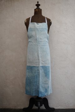 ~1930's indigo linen apron