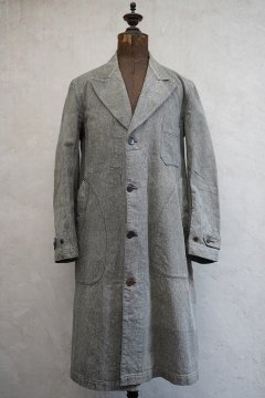 ~1940's S&P cotton atelier coat peaked lapel