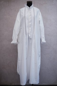 early 20th c. white cotton long dress