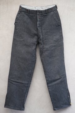 cir. mid 20th c. gray S&P pique trousers