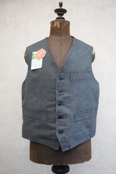 cir. 1960's S&P HBT cotton work gilet 