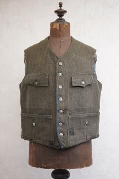 ~1930's wool hunting gilet 