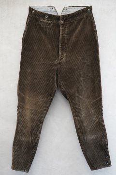 1930's-1940's brown corduroy jodhpurs