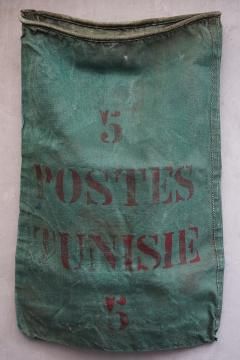 ~1950's la poste green sack 