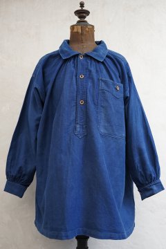 ~1930's blue cotton twill work smock