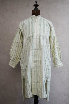 ~1930's green striped cotton shirt