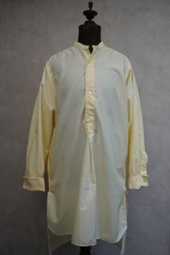 ~1940's pale yellow cotton shirt