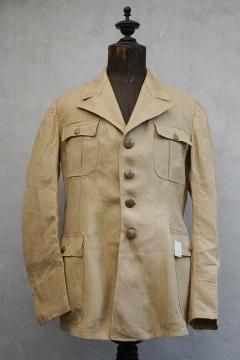 cir.mid 20th c. italian military linen jacket 